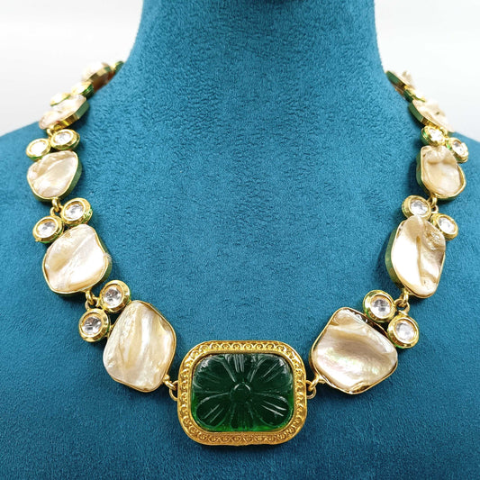 Captivating Designer Mother Of Pearls Set