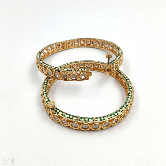 Divine Designer Kundan Bangles