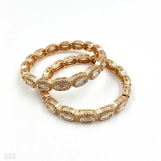 Majestic Designer Kundan Bangles