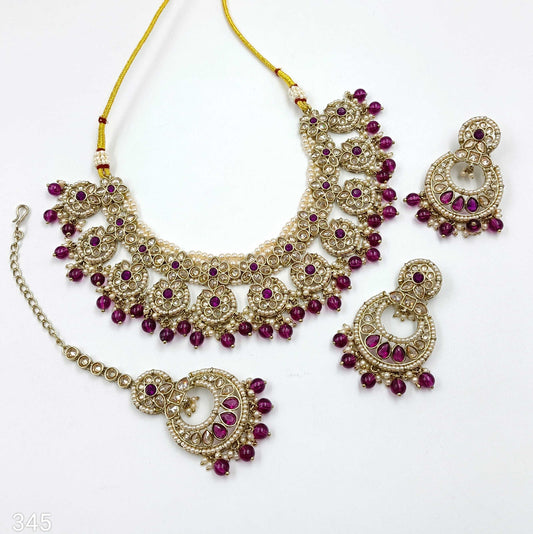 Dazzling Designer Trendy Polki Necklace Set