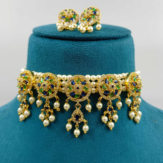 Classic Floret Designer Pearls Chinchpeti