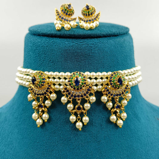Alluring Designer Pearls Chinchpeti