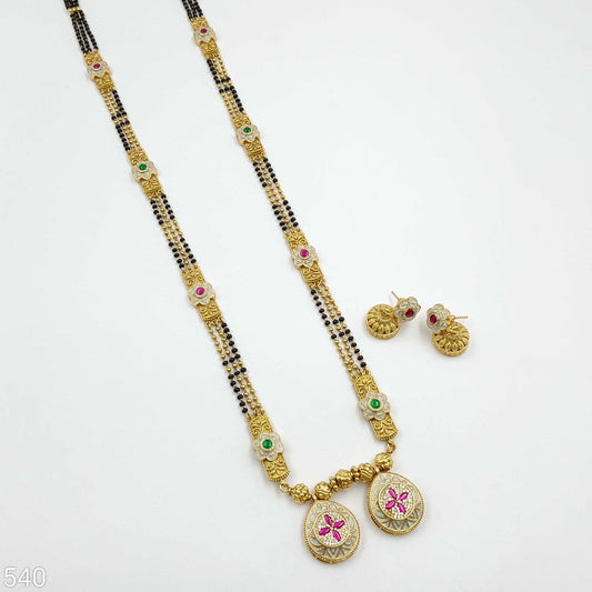 Attractive Trendy Designer Rajwadi Mangalsutra