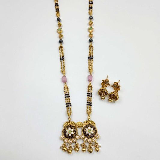 Precious Designer Rajwadi Long Mangalsutra
