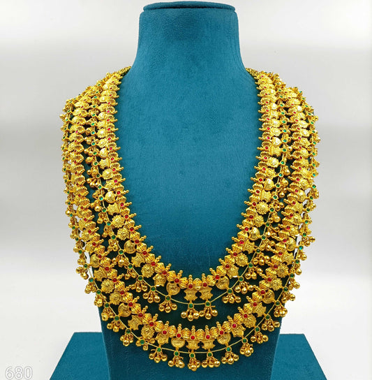 Charming Double Layer Traditional Designer Kolhapuri Saaj