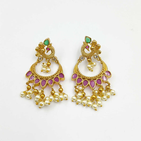 Peacock Designer Trendy Chandbali Tops