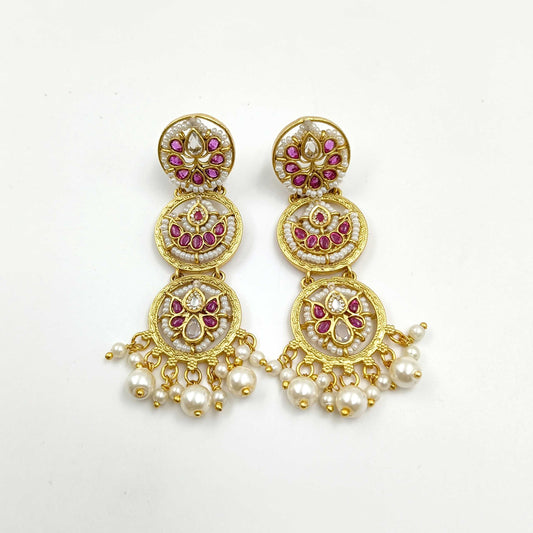 Pretty Floret Designer Chandbali Tops