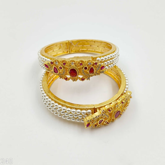 Trendy Designer Pearls Bangles