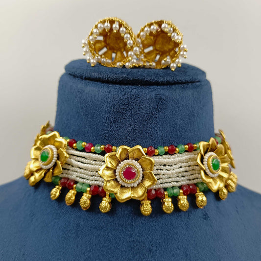 Appealing Floret Designer Choker Set