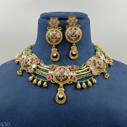 Charming Trendy Designer Choker Set