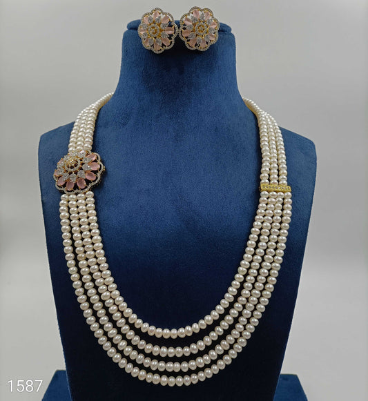 Elegant Designer Fresh Water Pearls Ranihaar