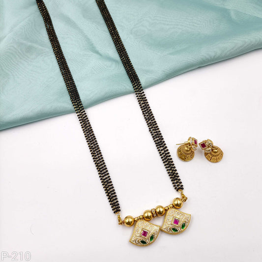 Appealing Designer Trendy Rajwadi Mangalsutra