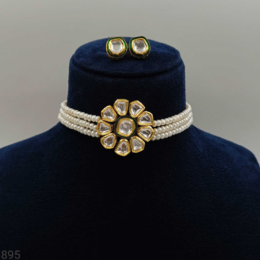 Stunning Designer Fresh Water Pearls Choker Set