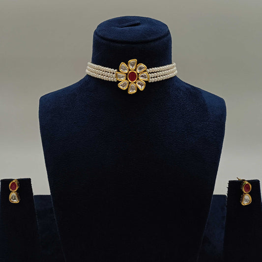 Ravishing Designer afresh Water Pearls Choker Set