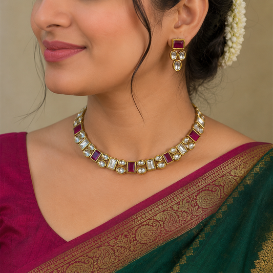 Brilliant Designer Real Kundan Set