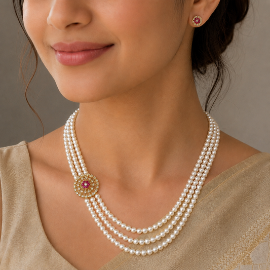 stylish Designer Fresh Water Pearl ranihaar