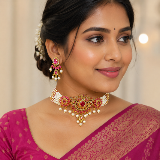 Alluring Designer Trendy Choker Set