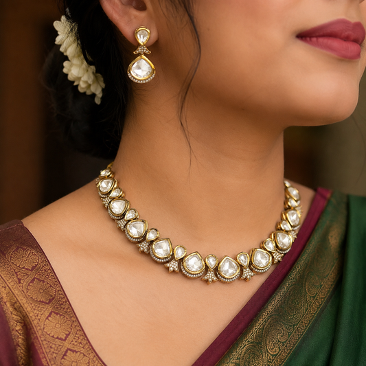 Imperial Designer Real Kundan Set