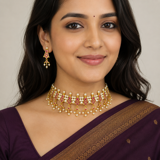 Classic Traditional Designer Chinchpeti