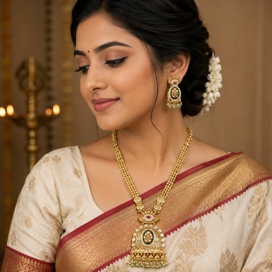 Adorable Floret Designer Trendy Rajwadi Long Set