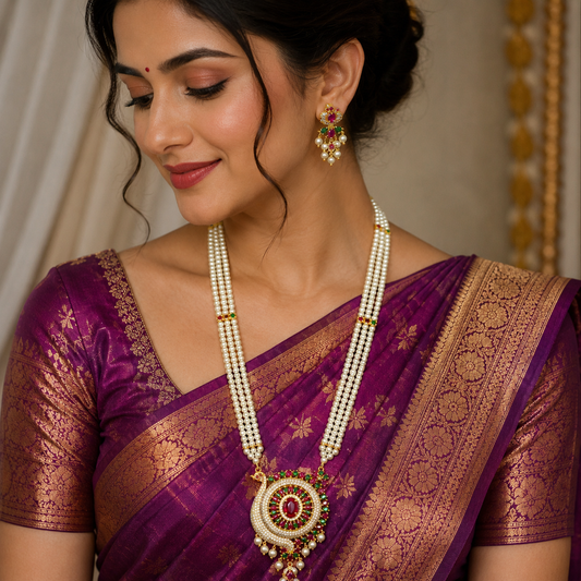 Stylish Designer Pearl Ranihaar