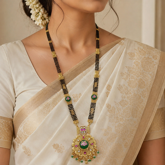 Gleaming Treandy Designer Long Mangalsutra
