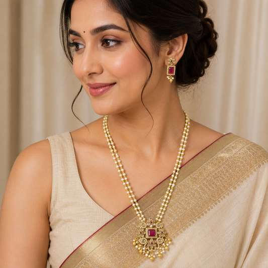 Decorous Designer Pearls Set