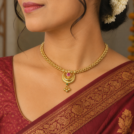 Hlaf Moon Designer Traditional Thushi