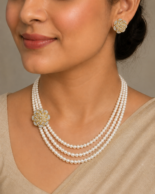 Glamorous Designer Fresh Water Pearl Ranihaar