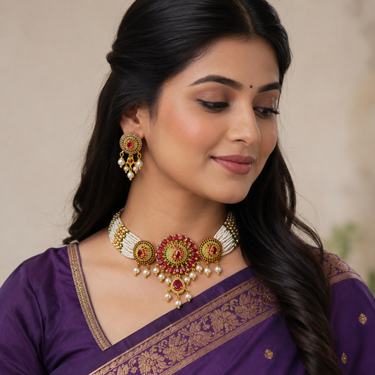 Besuteous Designer Choker Set