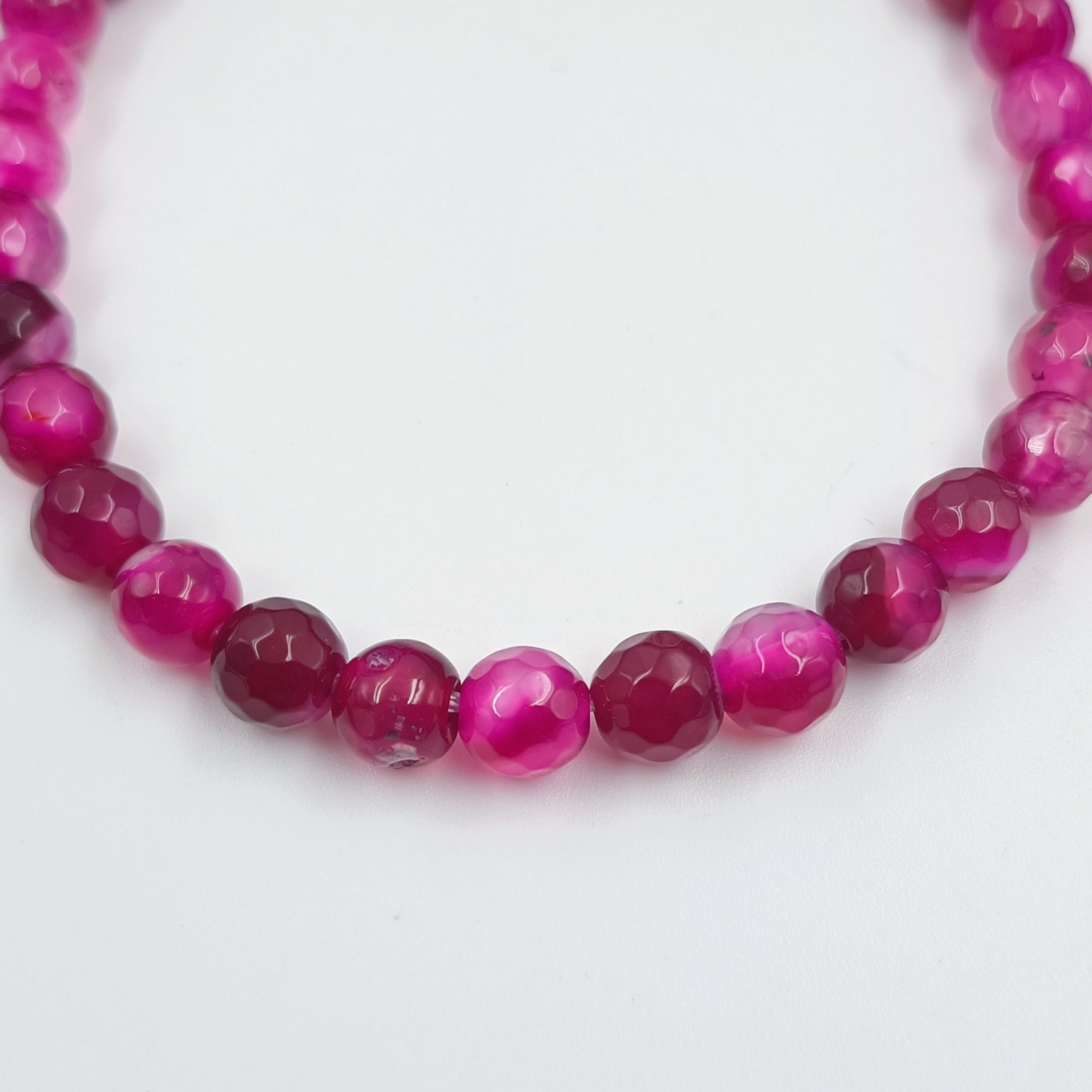 Beautiful Pink Colour Beads Bracelet Shree Radhe Pearls