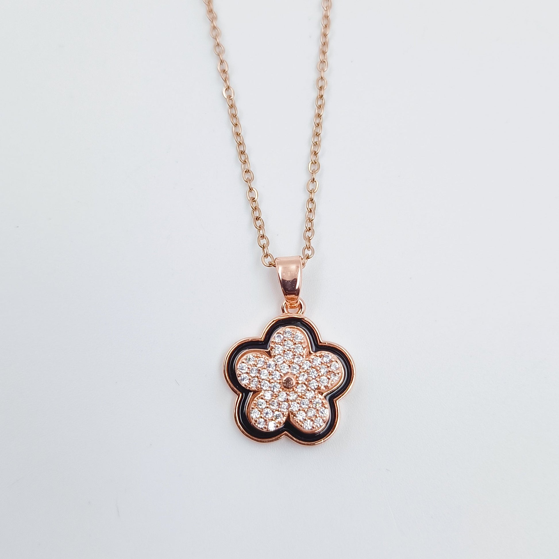 Blossom Floral Designer Chain Pendant Set Shree Radhe Pearls