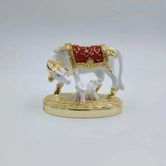 Kamdhenu Cow With Calf Shree Radhe Pearls