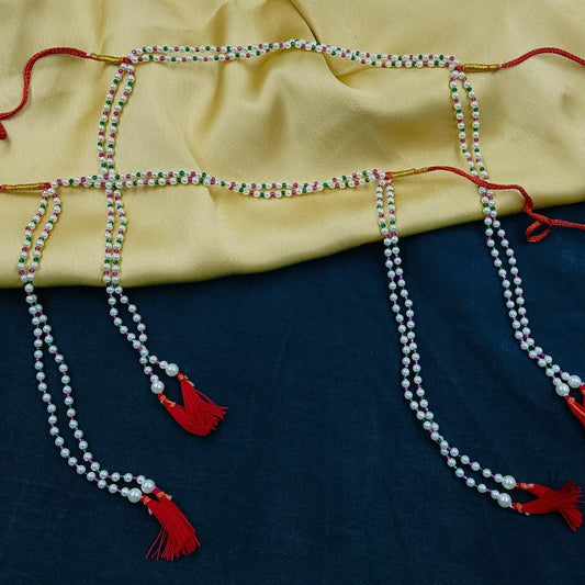 Semi Culture Pearls With Zircon Beads Mundavali Shree Radhe Pearls