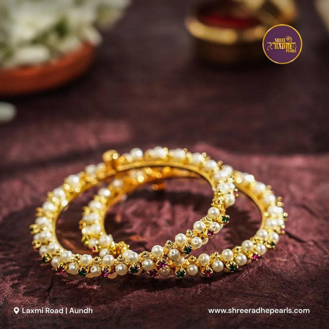 10 Must-Have Pearl Bangles Shree Radhe Pearls