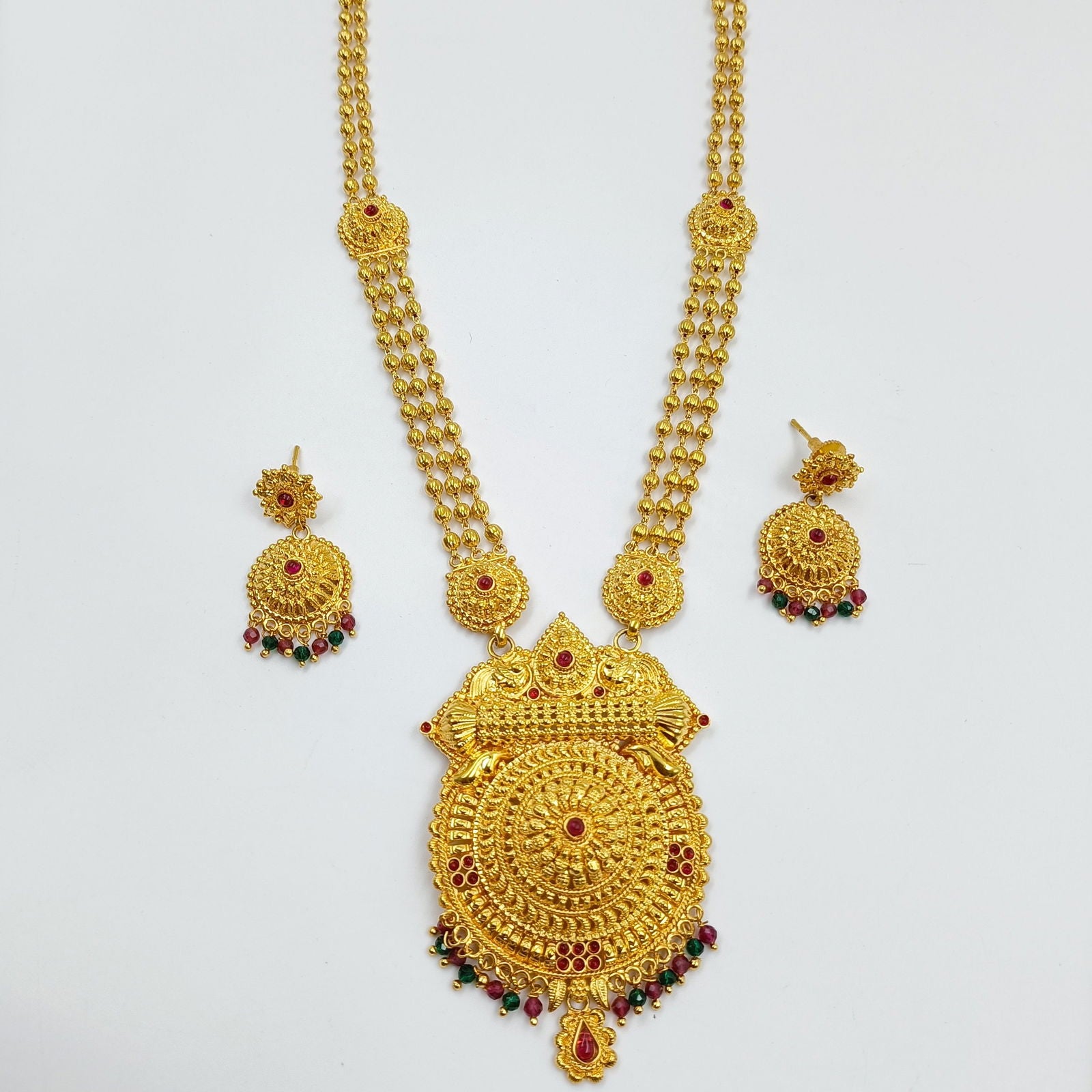 1 Gm Unique Designer Necklace Set - Shree Radhe Pearls - 