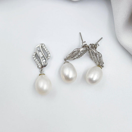 92.5 Silver Unique Designer Pendent Set - Shree Radhe Pearls - 