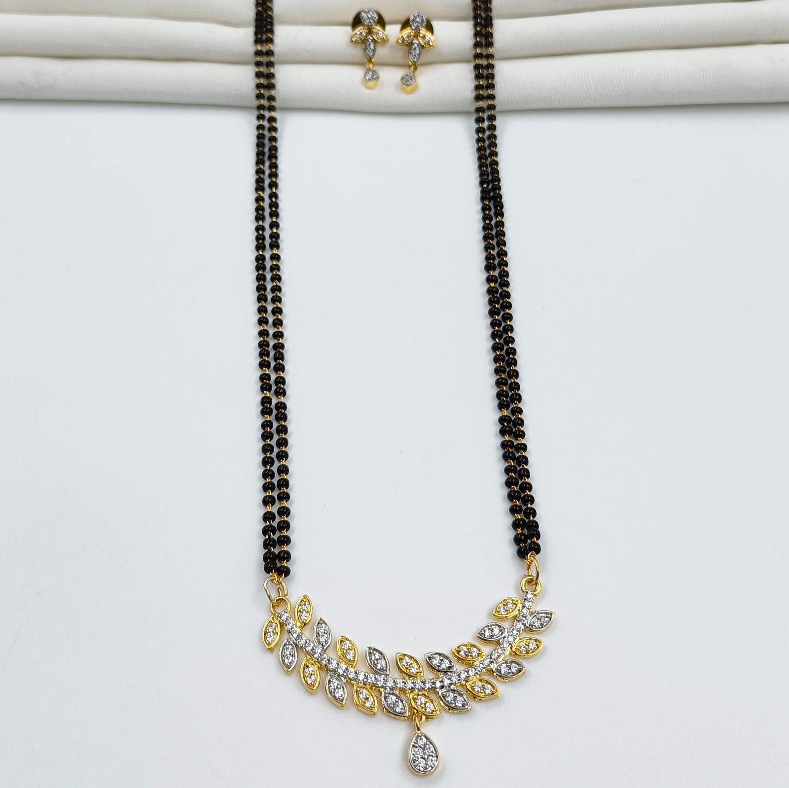 AD Pendent Fancy Mangalsutra - Shree Radhe Pearls