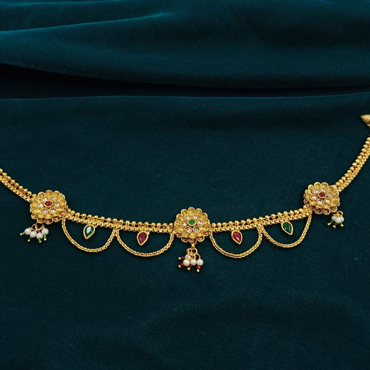 Antique Designer Matha Patti - Shree Radhe Pearls