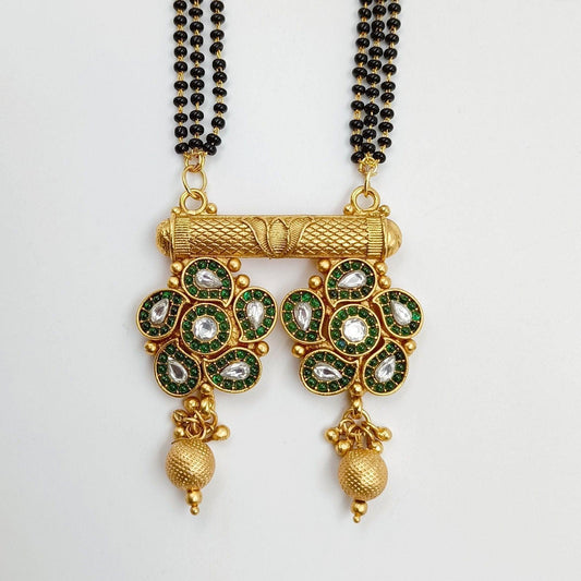 Beautiful Antique Finish Mangalsutra - Shree Radhe Pearls