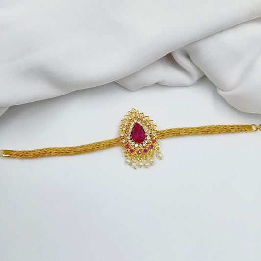 Blooming Droplet Designer Waki - Shree Radhe Pearls