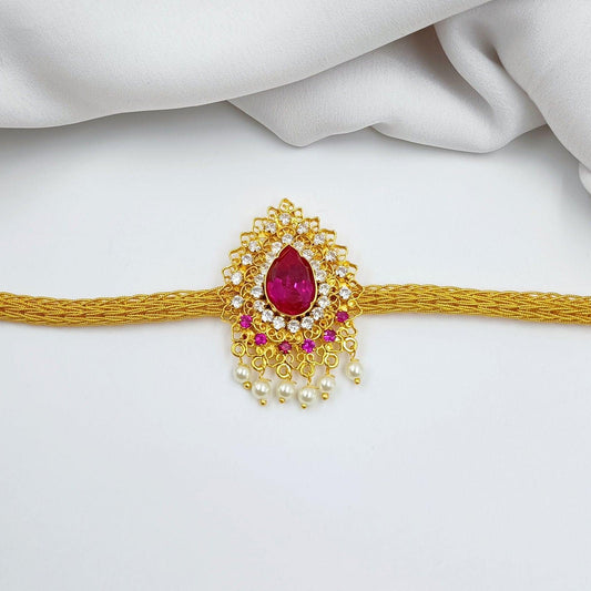 Blooming Droplet Designer Waki - Shree Radhe Pearls