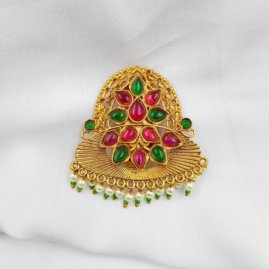Brilliant Designer Sari Pin - Shree Radhe Pearls