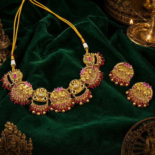 Brilliant Designer Trendy Necklace Set