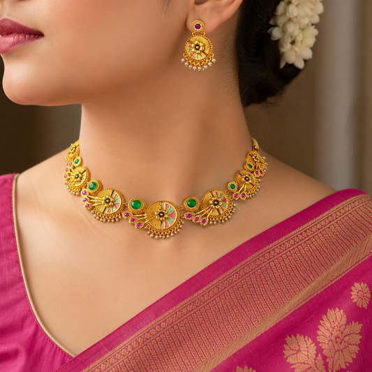 Unique Trendy Designer Rajwadi Set