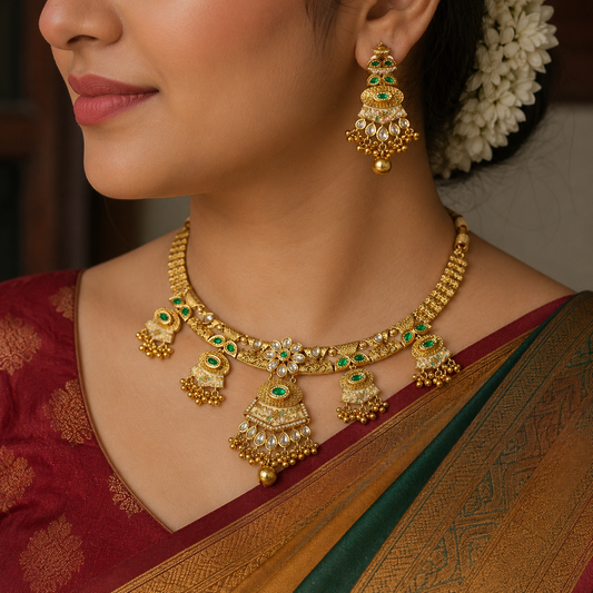Stylish Trendy Designer Rajwadi Set