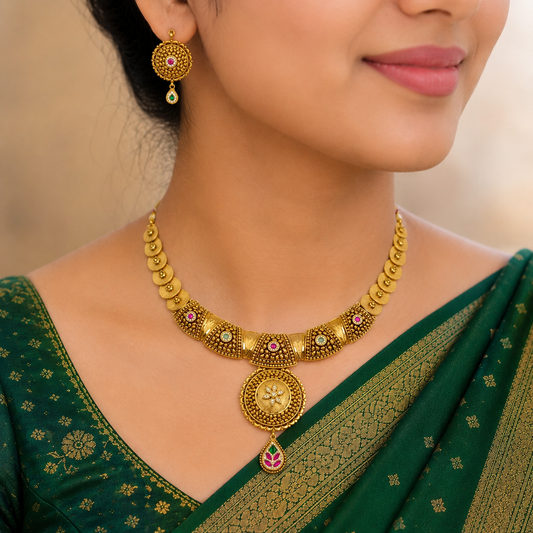 Glemorous Trendy Designer Rajwadi Set