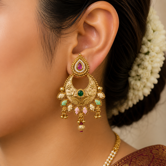 Droplet Designer Fancy Earrings