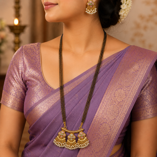 Appealing Designer Trendy Rajwadi mangalsutra