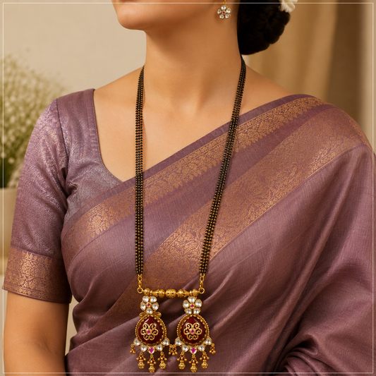 Dazzling Designer Trendy Rajwadi mangalsutra